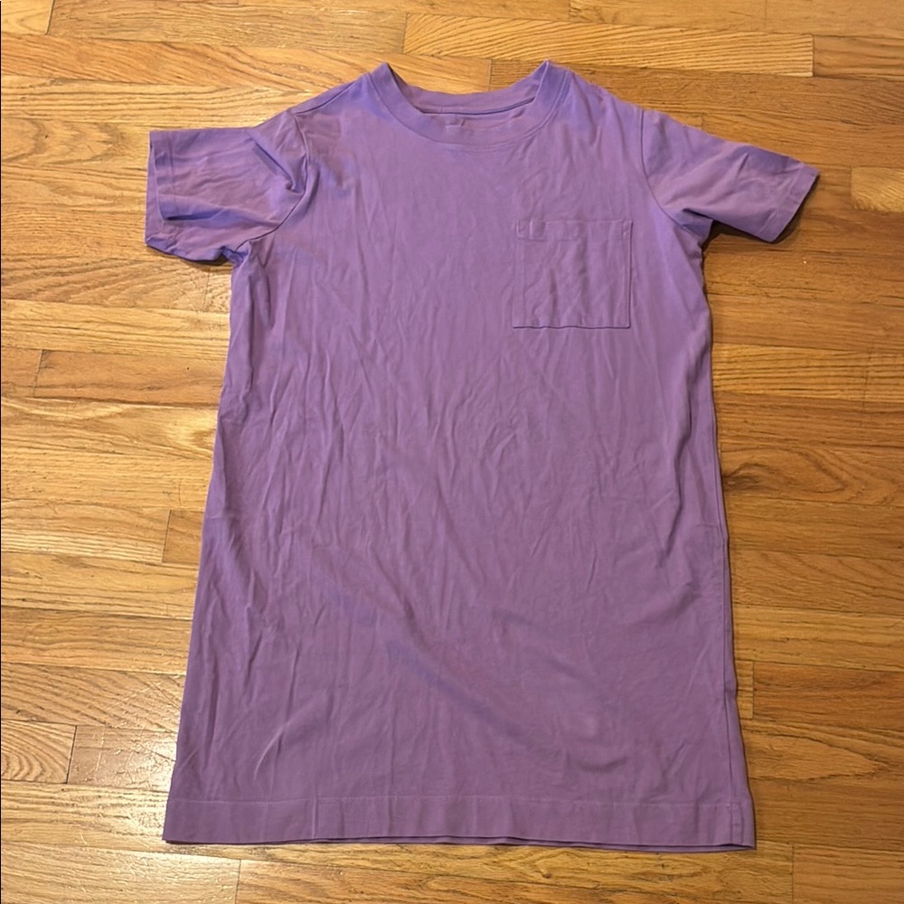 Everlane Purple organic cotton tee dress